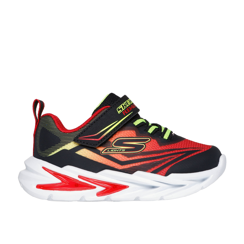 Skechers - S Lights - Flex Glow Ultra - Black/Red - Trainers