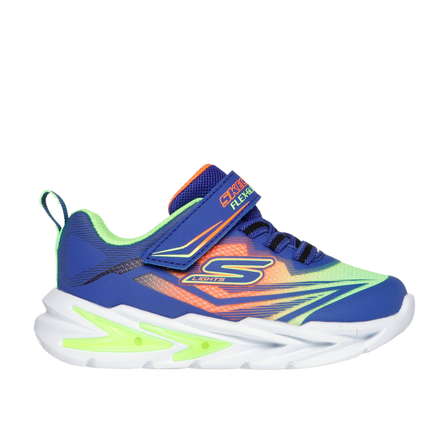 Skechers - Flex- Glow 4K - Blue/Multi - Trainers