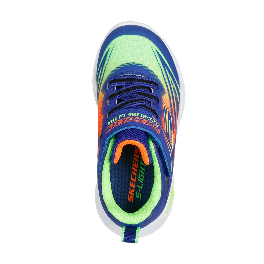 Skechers - Flex- Glow 4K - Blue/Multi - Trainers