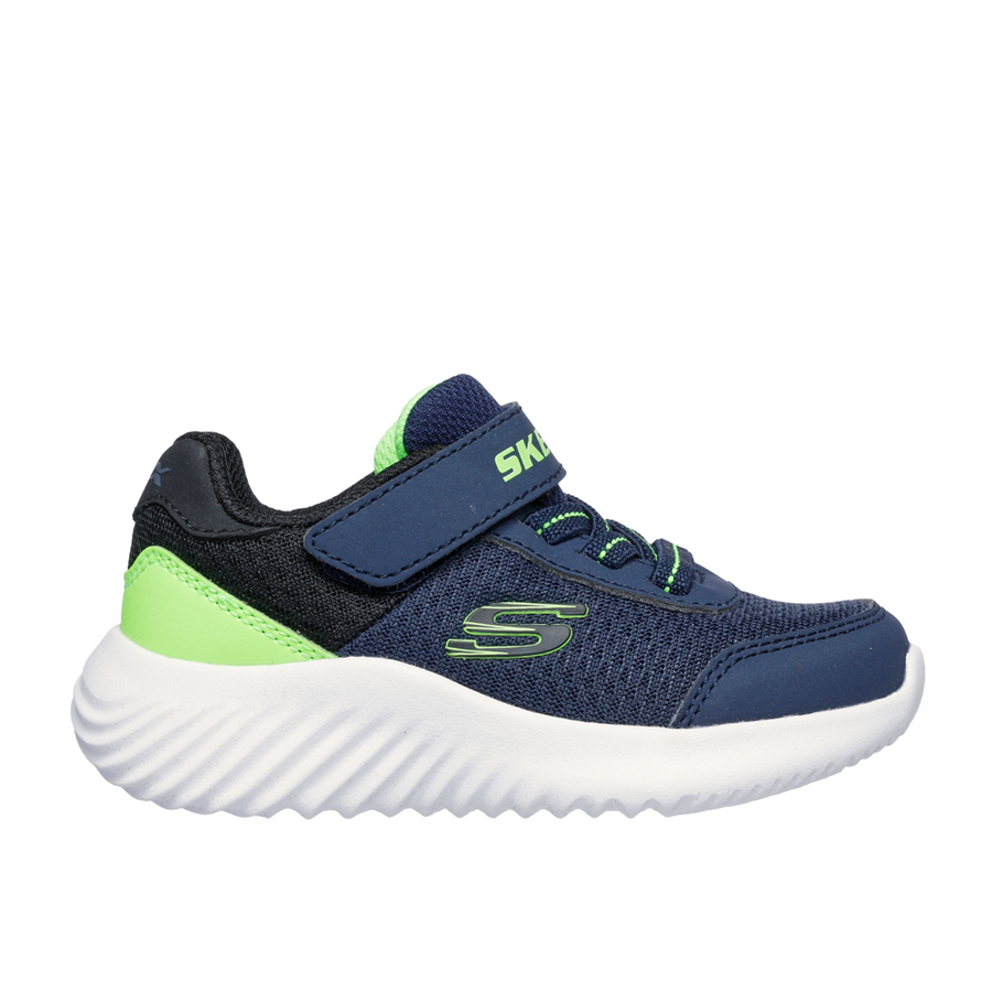 Skechers - Bounder- Trezic - Navy/Lime - Trainers