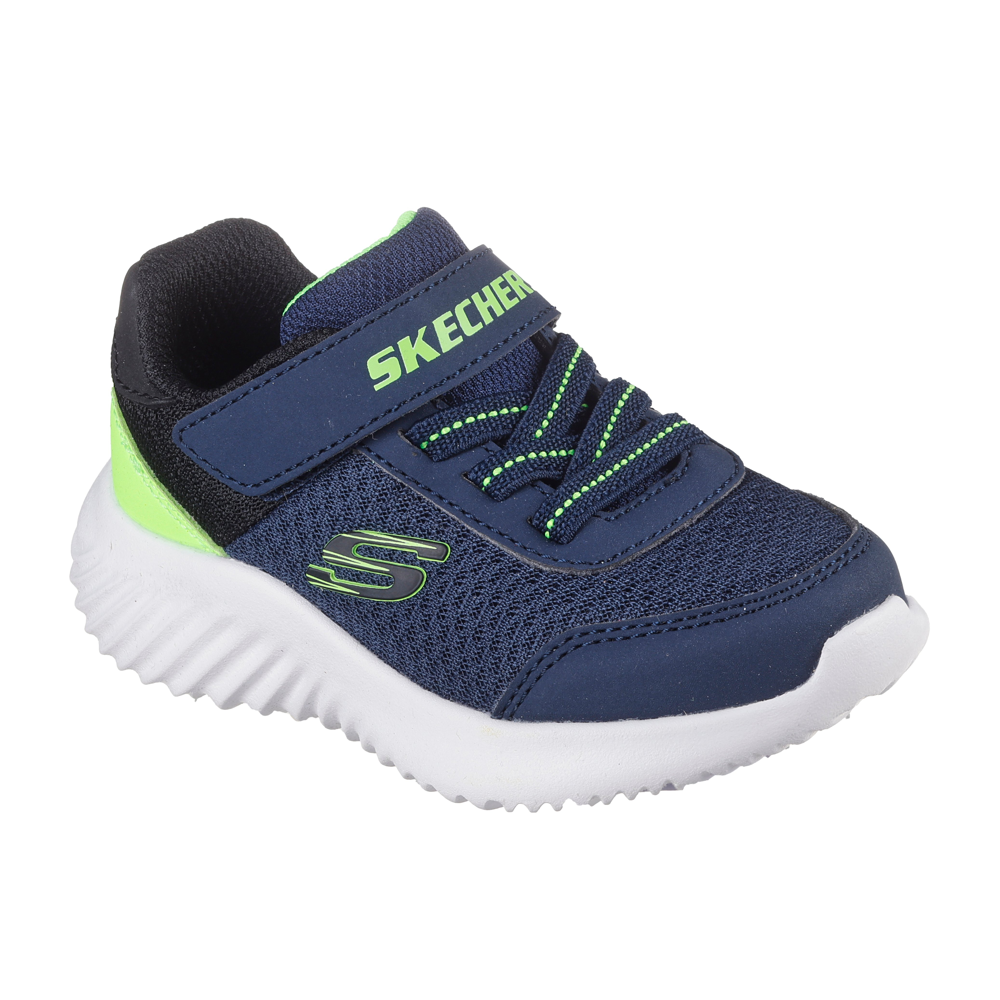 Skechers - Bounder- Trezic - Navy/Lime - Trainers