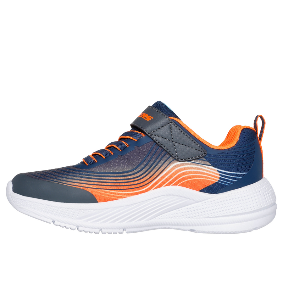 Skechers - Microspec Advance - Navy/Orange - Trainers