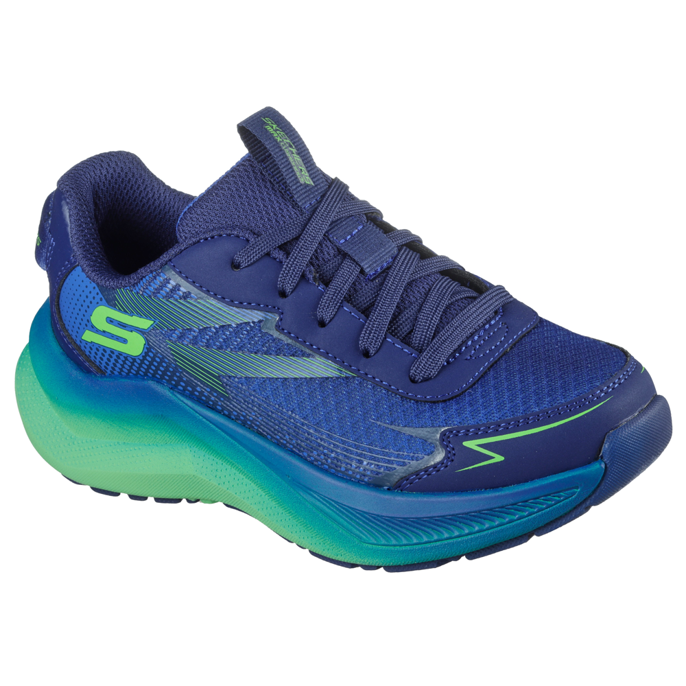 Skechers - Max Cushioning Ascender - Stable Pacer - Navy/Lime - Trainers