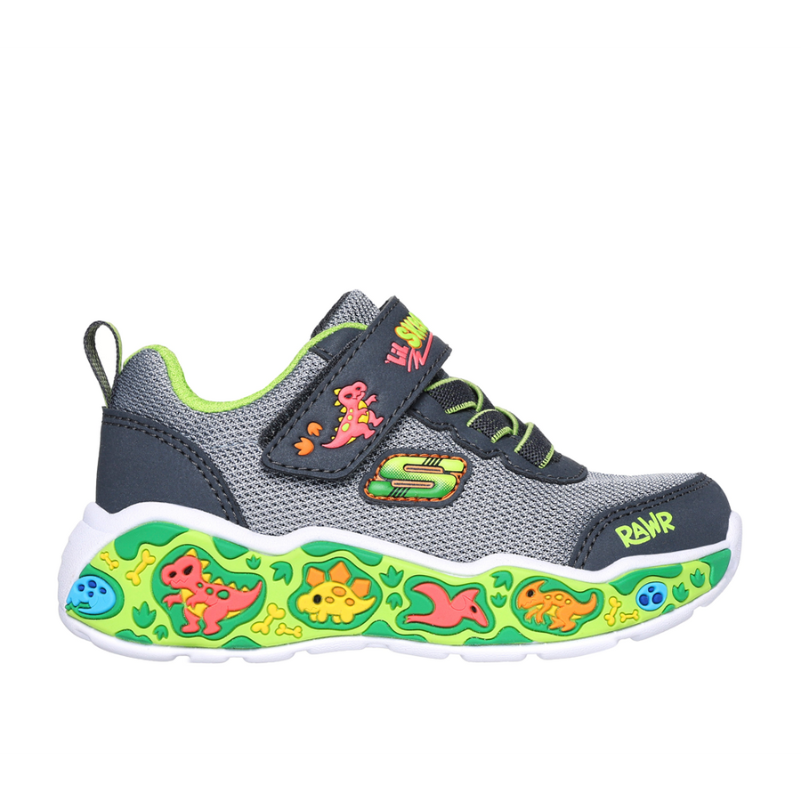 Skechers - Play Scene - Charcoal/Lime - Trainers