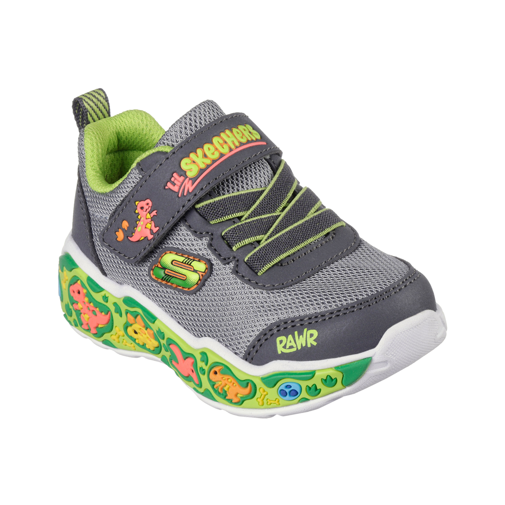 Skechers - Play Scene - Charcoal/Lime - Trainers