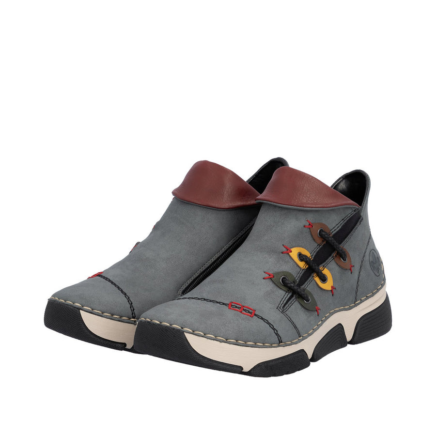 Rieker - 45983-14 - Jeans/Forest/Honig/Brandy/Wine - Boots