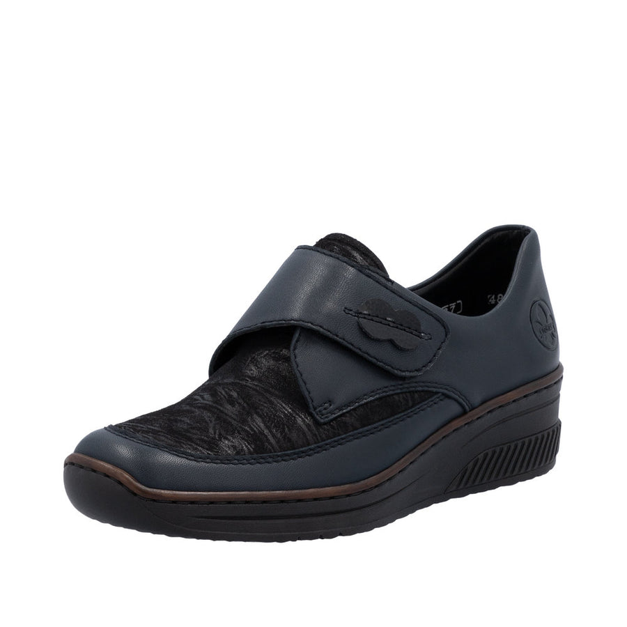 Rieker - 487C0-15 - Pazifik/Schwarz/Black - Shoes