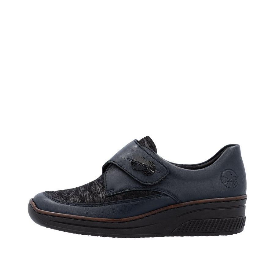 Rieker - 487C0-15 - Pazifik/Schwarz/Black - Shoes
