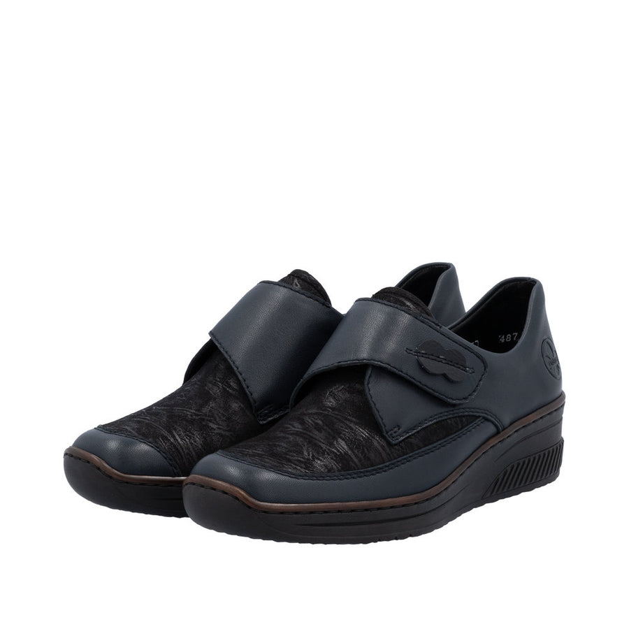 Rieker - 487C0-15 - Pazifik/Schwarz/Black - Shoes