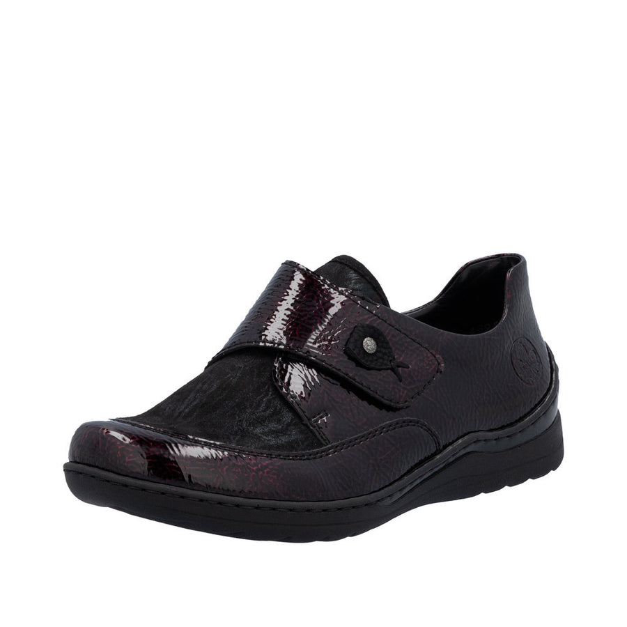 Rieker - 48951-35 - Bordeaux/Schwarz - Shoes