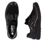 Rieker - 48951-35 - Bordeaux/Schwarz - Shoes