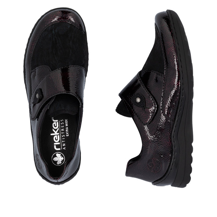 Rieker - 48951-35 - Bordeaux/Schwarz - Shoes