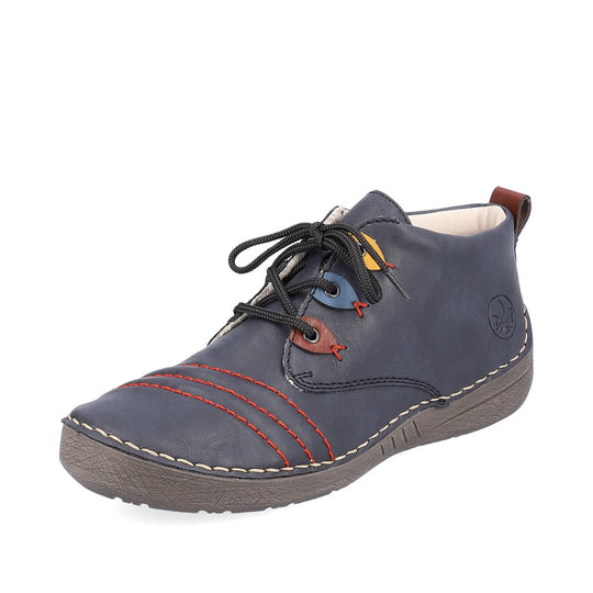 Rieker - 52509-14 - Ozean/Wine/Royal - Shoes