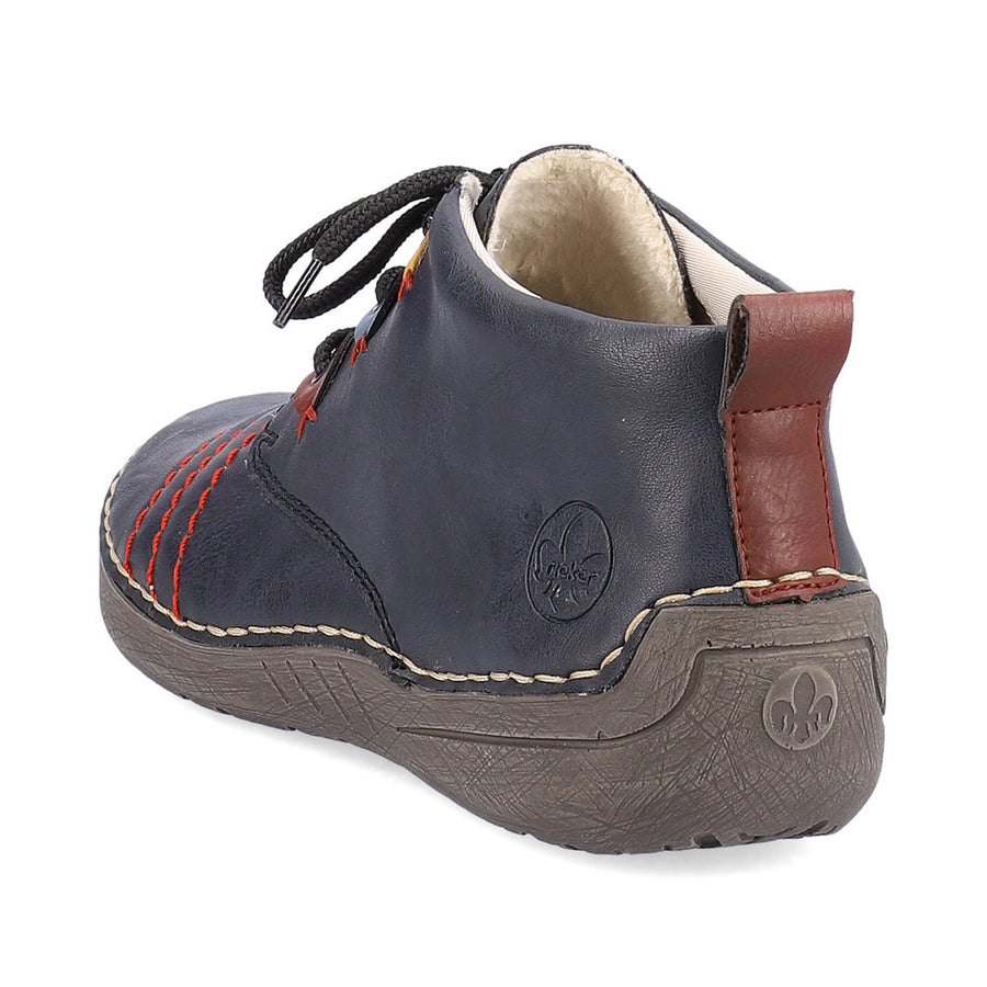 Rieker - 52509-14 - Ozean/Wine/Royal - Shoes