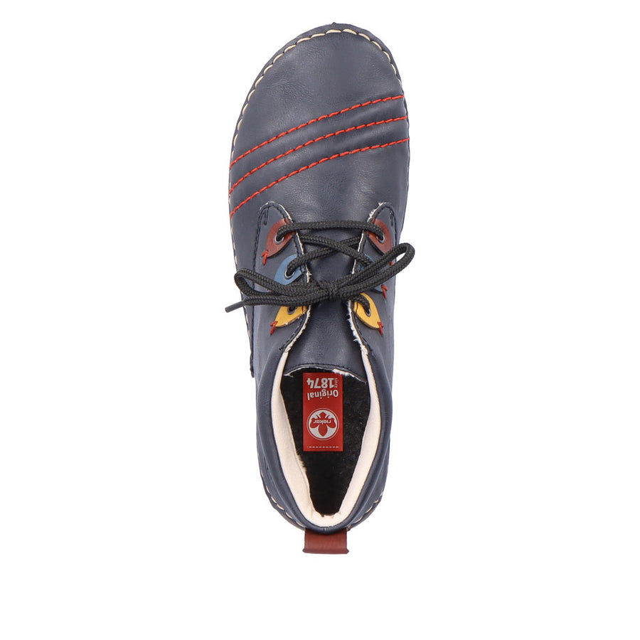 Rieker - 52509-14 - Ozean/Wine/Royal - Shoes