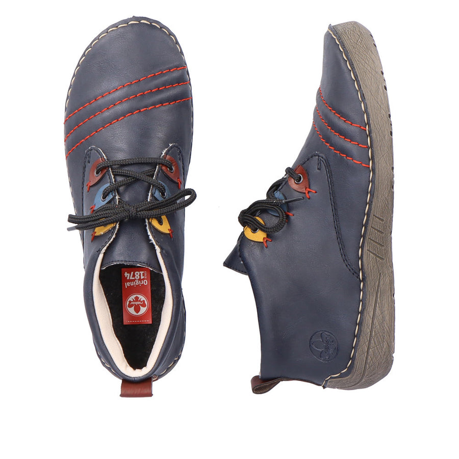 Rieker - 52509-14 - Ozean/Wine/Royal - Shoes