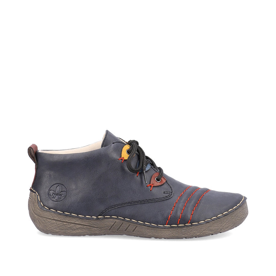 Rieker - 52509-14 - Ozean/Wine/Royal - Shoes