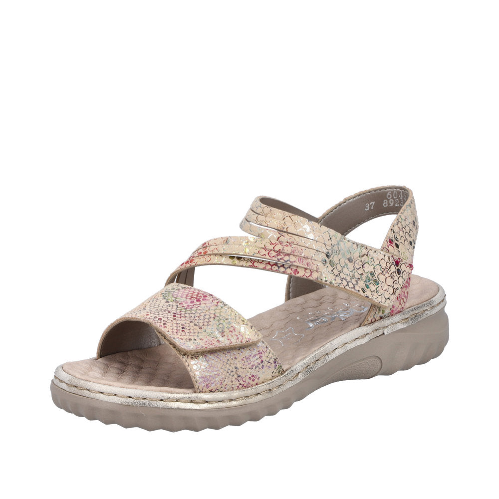 Rieker - 60464-90 - Beige-Multi/Muschel - Sandals