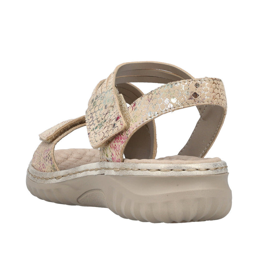Rieker - 60464-90 - Beige-Multi/Muschel - Sandals