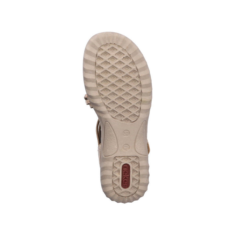 Rieker - 60464-90 - Beige-Multi/Muschel - Sandals