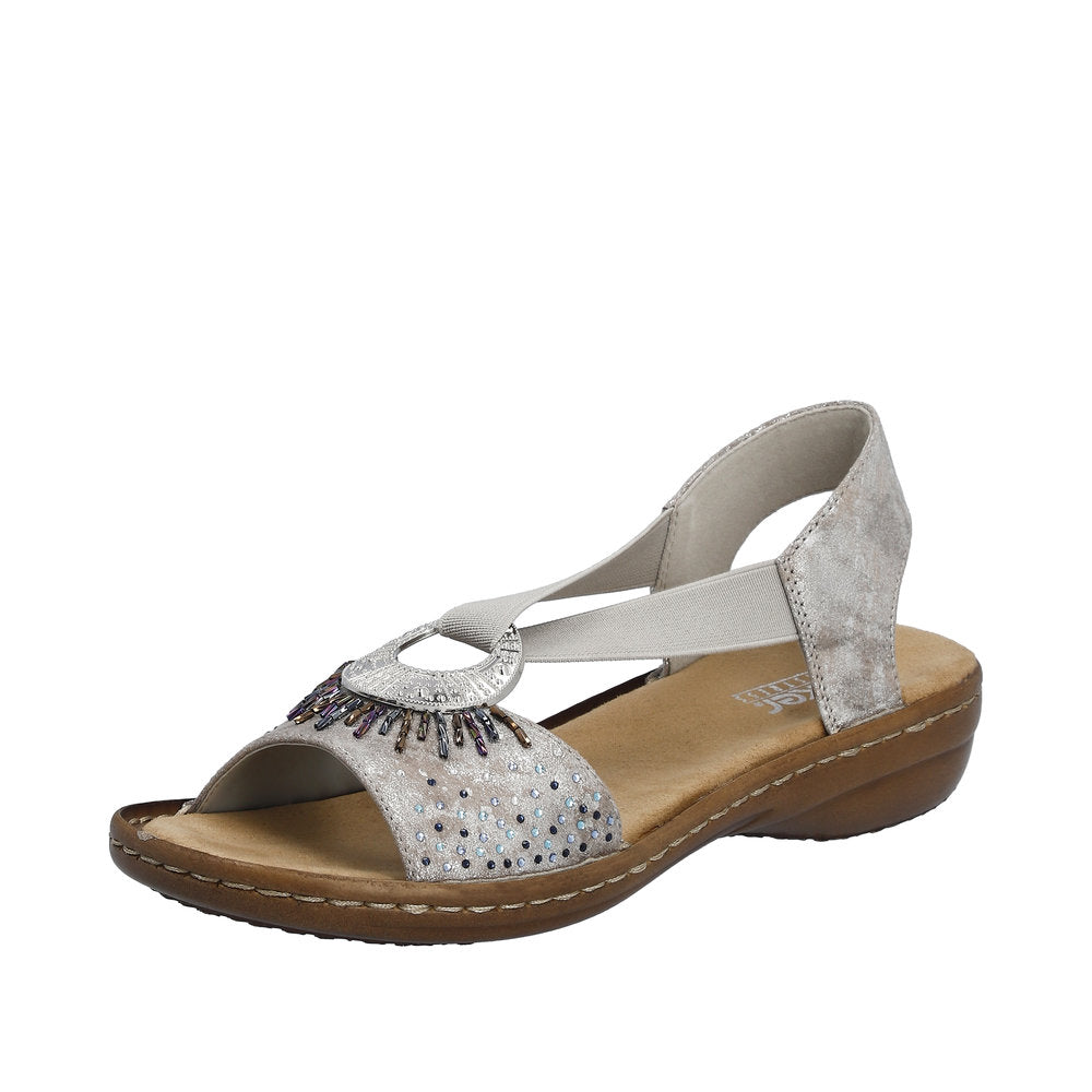 Rieker - 60880-90 - Metallic - Sandals