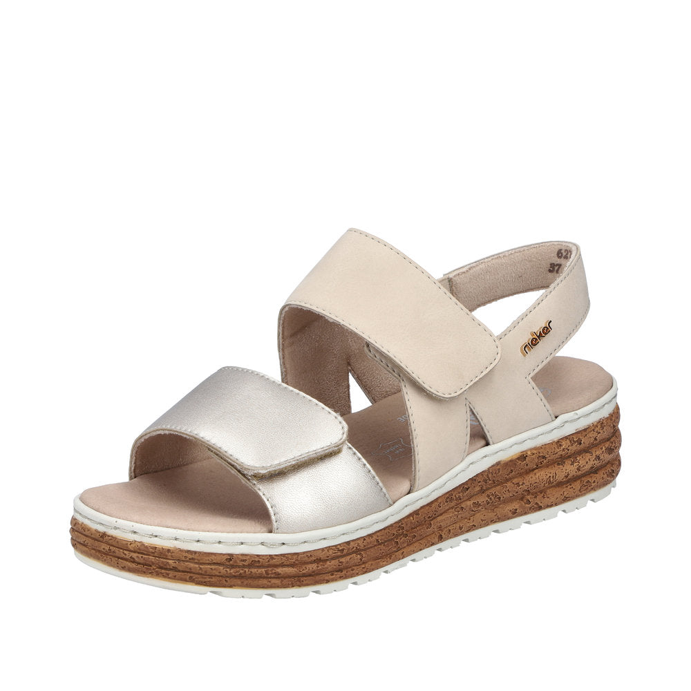 Rieker - 62761-90 - Palegold/Muschel - Sandals