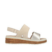 Rieker - 62761-90 - Palegold/Muschel - Sandals