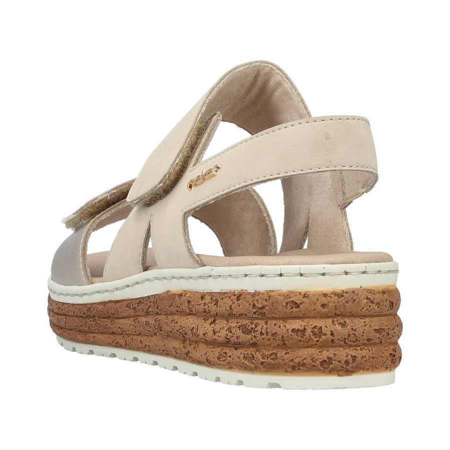 Rieker - 62761-90 - Palegold/Muschel - Sandals