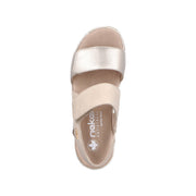 Rieker - 62761-90 - Palegold/Muschel - Sandals