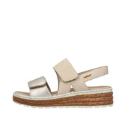 Rieker - 62761-90 - Palegold/Muschel - Sandals