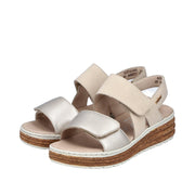 Rieker - 62761-90 - Palegold/Muschel - Sandals