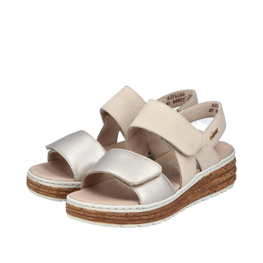 Rieker - 62761-90 - Palegold/Muschel - Sandals