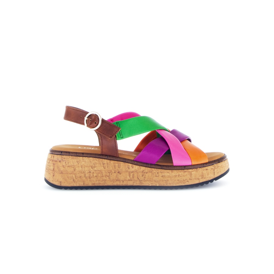 Gabor - 62.823.25 Café - Carot/ Pink/Gre/Cam - Sandals