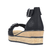 Rieker - 63780-00 - Black - Sandals