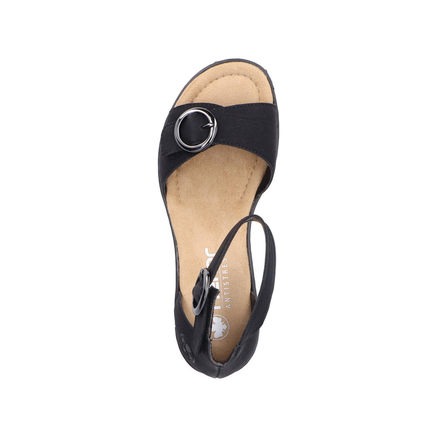 Rieker - 63780-00 - Black - Sandals