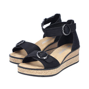 Rieker - 63780-00 - Black - Sandals