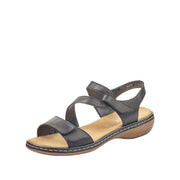 Rieker - 659C7-00 - Black - Sandals