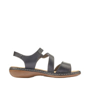 Rieker - 659C7-00 - Black - Sandals