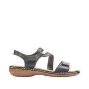 Rieker - 659C7-00 - Black - Sandals