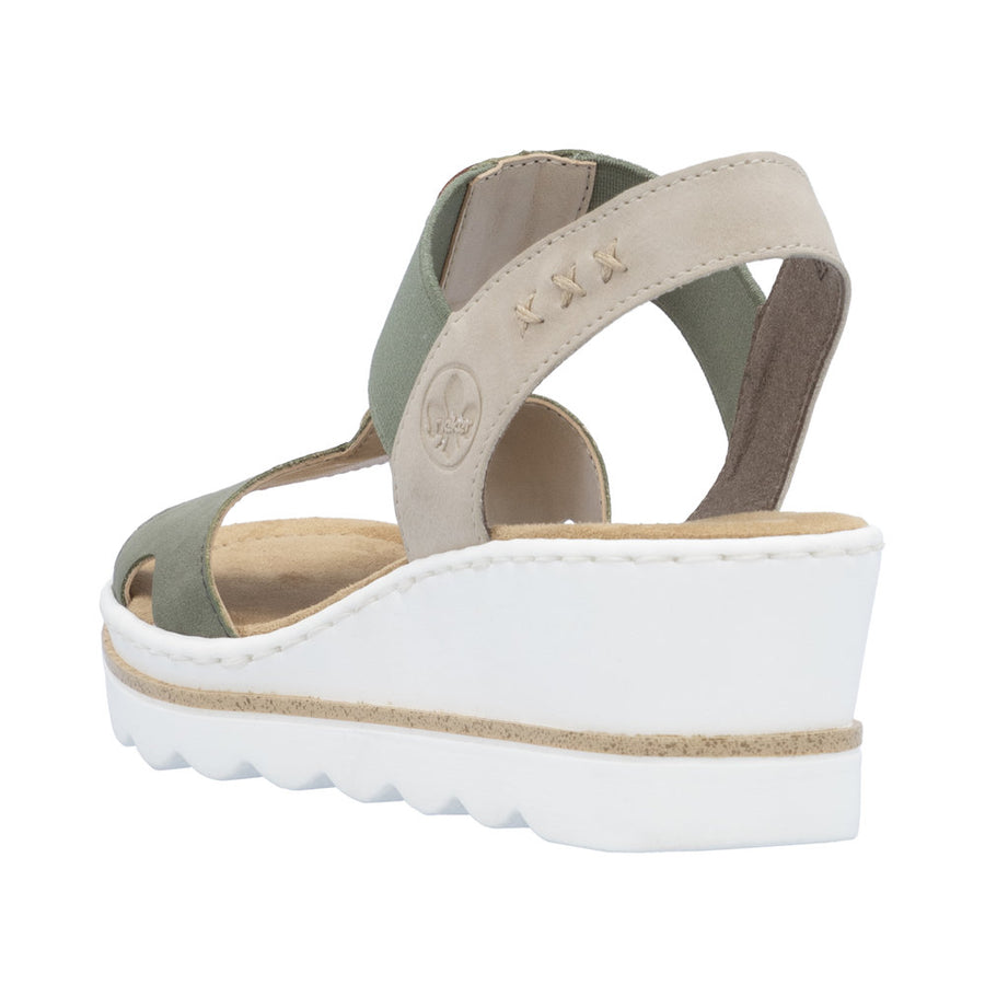 Rieker - 67498-52 - Schif/Lightgold/Amaretto/Ginger - Sandals