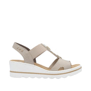Rieker - 67498-62 - Lehm/Weiss/Lightgold - Sandals