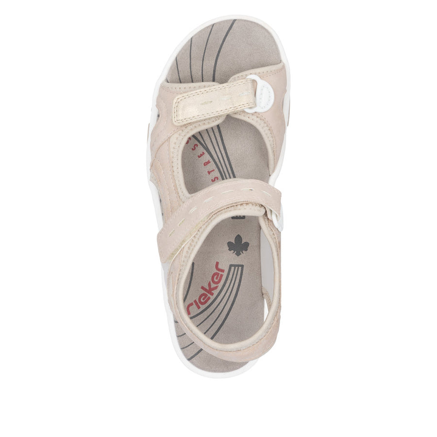 Rieker - 68866-31 - Rose/Perlcreme/Muschel/Rosegold - Sandals