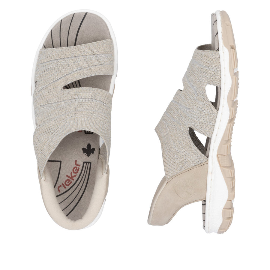 Rieker - 68895-64 - Stone/Ginger - Sandals