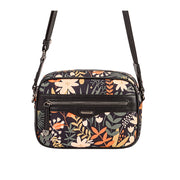 Nova Leathers - Floral Small Long Shoulder - Black  - Bags