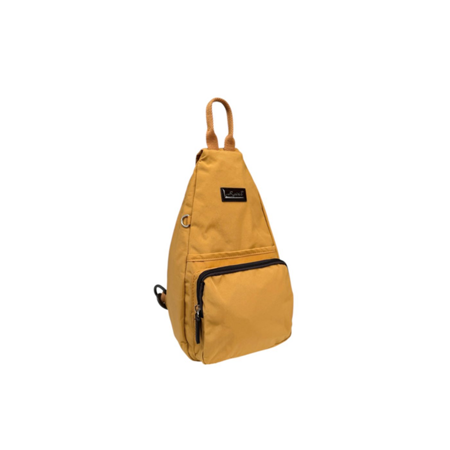 Spirit - Small Single Strap Backpack 7343-Mustard/Choc - Bags