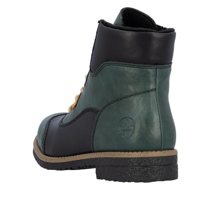 Rieker - 73510-90 - Peacock/Schwarz/Honig/Royal - Boots