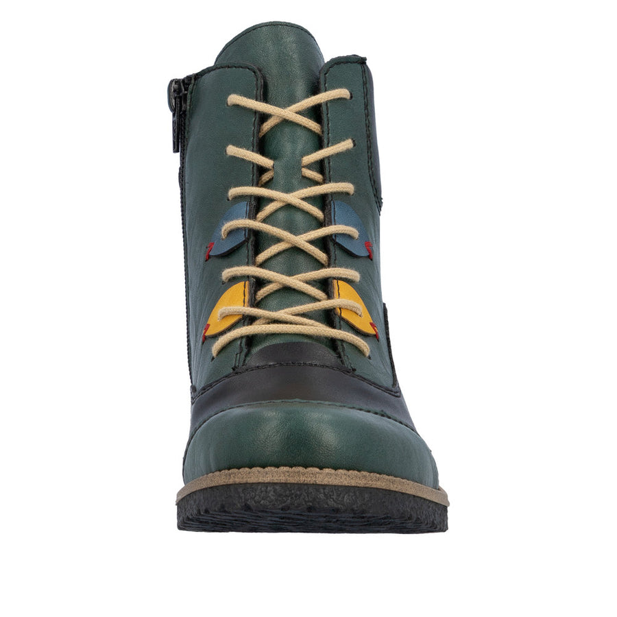 Rieker - 73510-90 - Peacock/Schwarz/Honig/Royal - Boots
