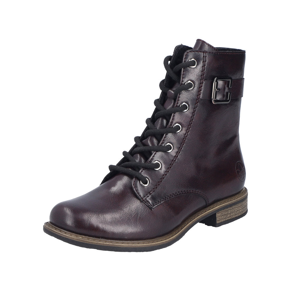Rieker - 74802-35 - Schwarz-Rot - Boots