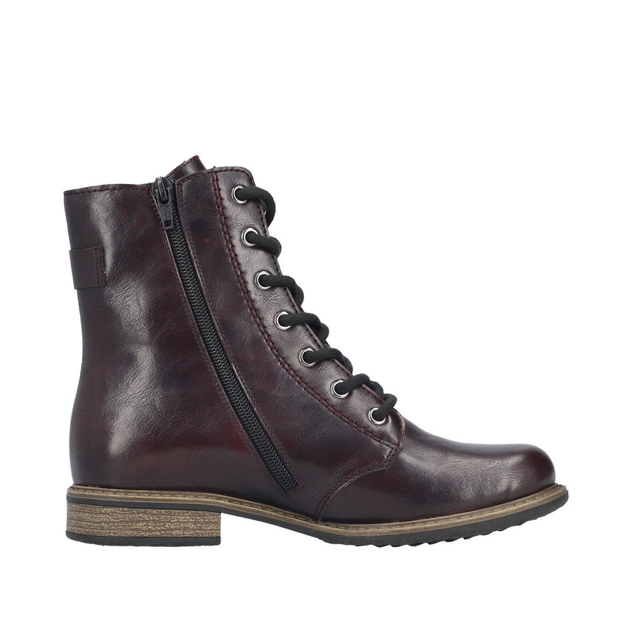 Rieker - 74802-35 - Schwarz-Rot - Boots