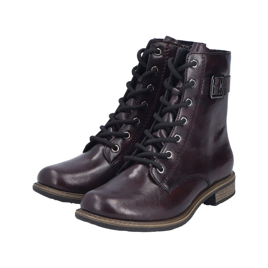 Rieker - 74802-35 - Schwarz-Rot - Boots